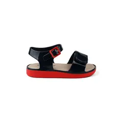 Sandália Papete Infantil Menino Mar & Cor - Azul/Vermelho