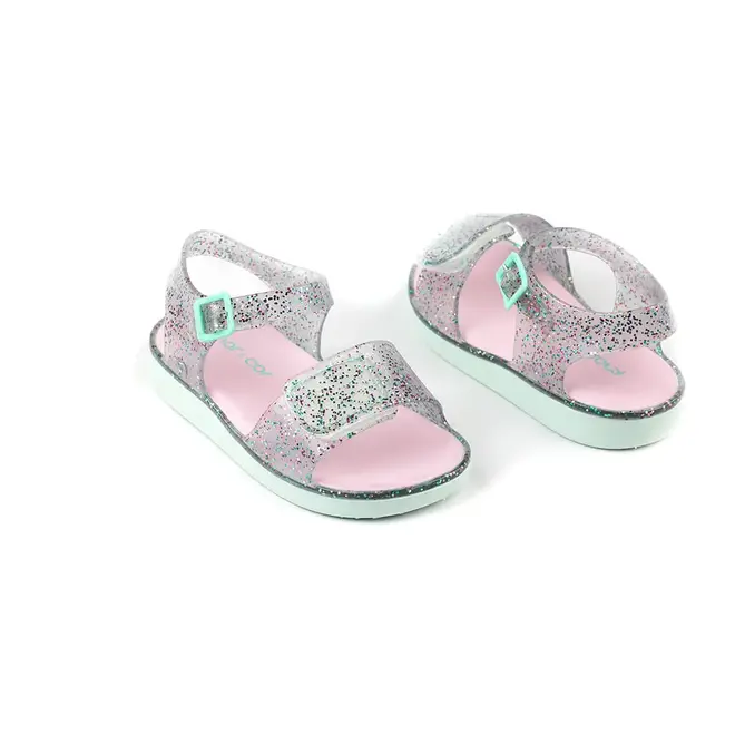 Papete Infantil Menina Summer Mar & Cor - Transparente/Glitter