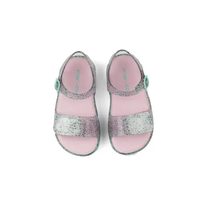 Papete Infantil Menina Summer Mar & Cor - Transparente/Glitter