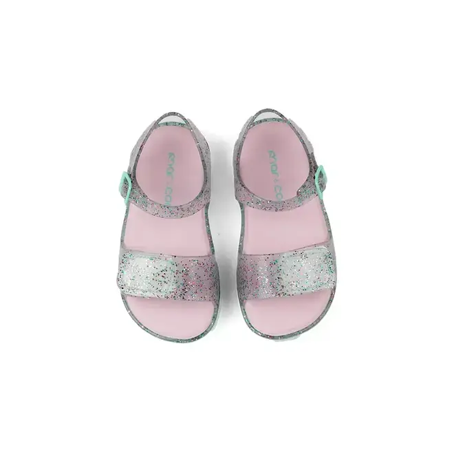 Papete Infantil Menina Summer Mar & Cor - Transparente/Glitter