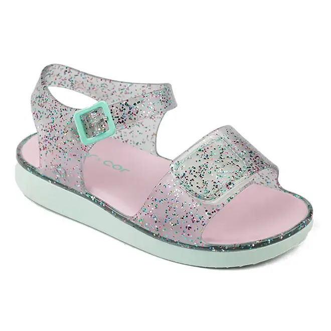 Papete Infantil Menina Summer Mar & Cor - Transparente/Glitter