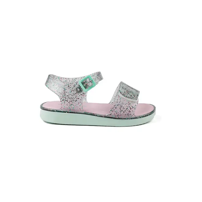 Papete Infantil Menina Summer Mar & Cor - Transparente/Glitter