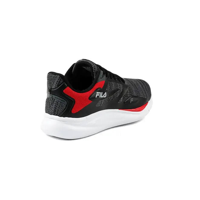 Tênis Esportivo Treino Fila Discovery Preto e Vermelho Masculino