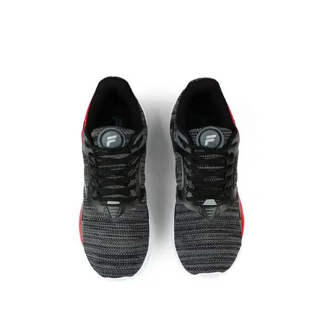 Tênis Esportivo Treino Fila Discovery Preto e Vermelho Masculino