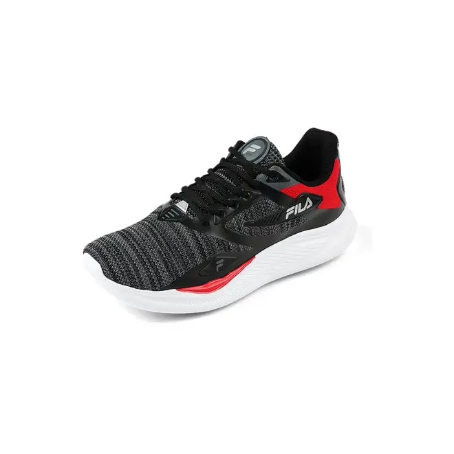 Tênis Esportivo Treino Fila Discovery Preto e Vermelho Masculino