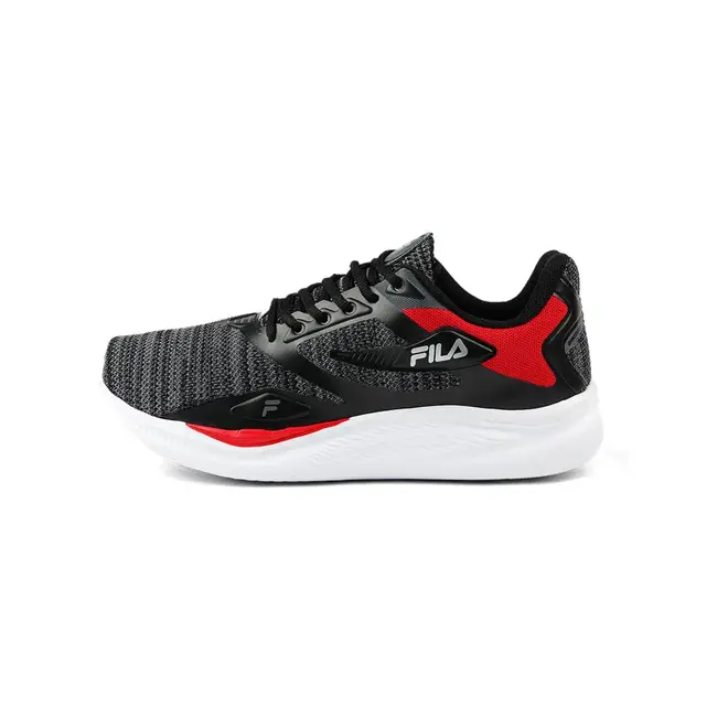Tênis Esportivo Treino Fila Discovery Preto e Vermelho Masculino