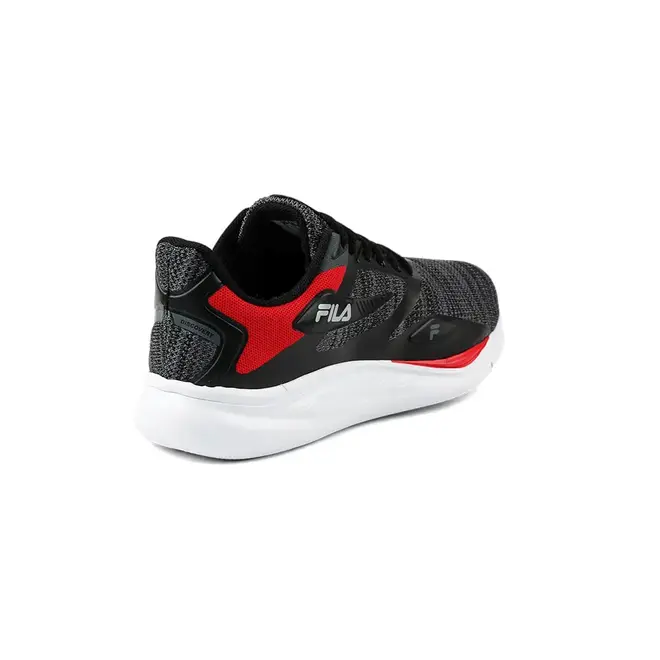 Tênis Esportivo Treino Fila Discovery Preto e Vermelho Masculino