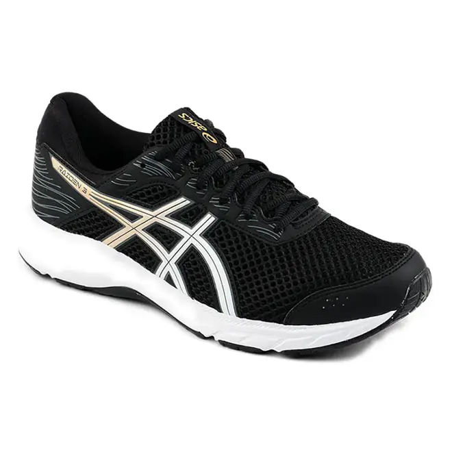 Tênis Esportivo Asics Raiden Masculino Preto