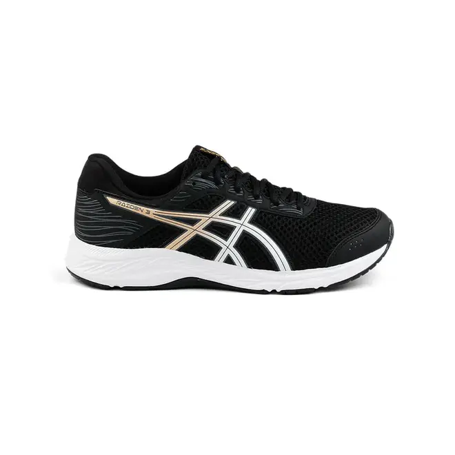 Tênis Esportivo Asics Raiden Masculino Preto