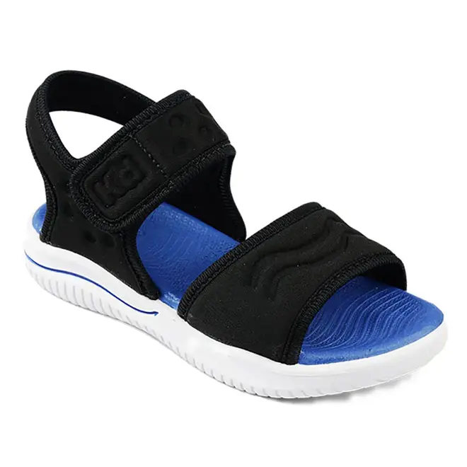 Sandália Kidy Papete Preto e Azul Infantil