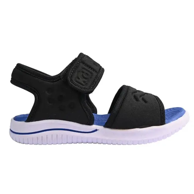 Sandália Kidy Papete Preto e Azul Infantil