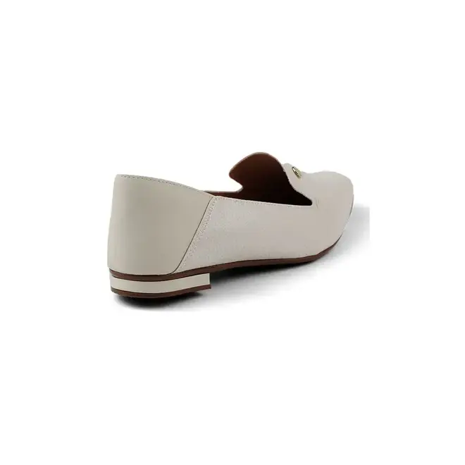 Sapato Mocassim Feminino Vizzano - Off White