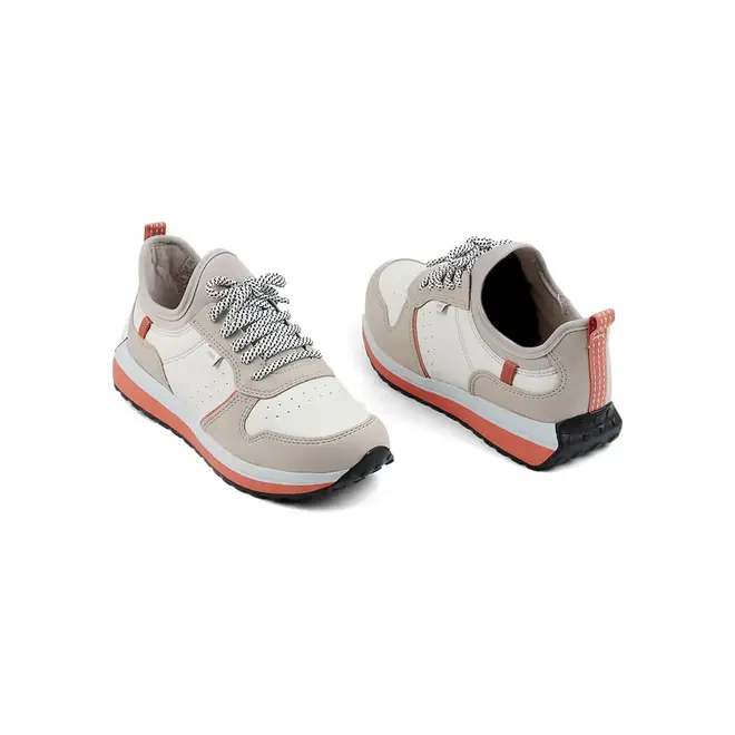 Tênis Dakota Casual Jogging  Cinza e Branco Feminino