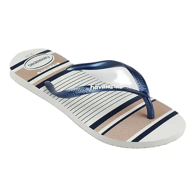 Chinelo Feminino Havaianas Slim Nautical Feminina Marinho