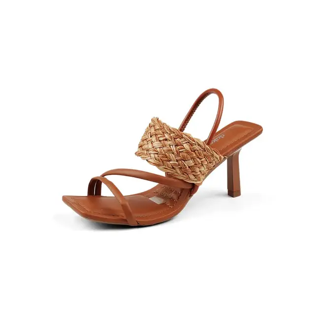 Sandalia Dakota Salto Alto Marrom Feminino