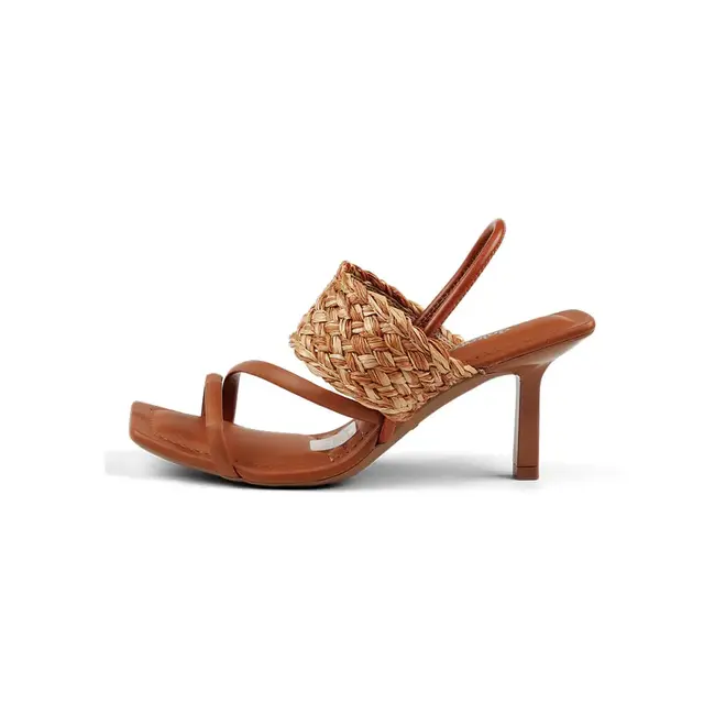 Sandalia Dakota Salto Alto Marrom Feminino