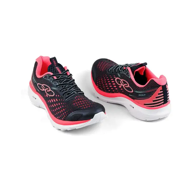 Tênis Feminino Olympikus Decola Infantil - Preto e Rosa