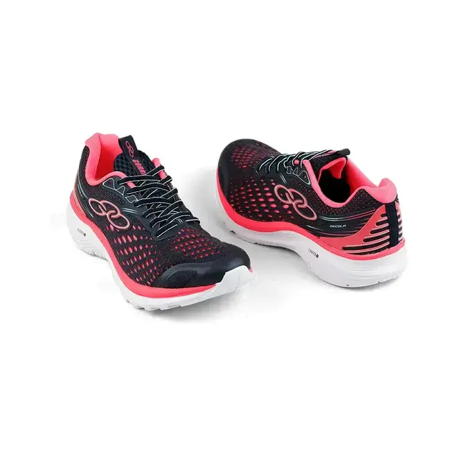 Tênis Feminino Olympikus Decola Infantil - Preto e Rosa