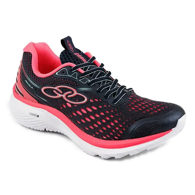 Tênis Feminino Olympikus Decola Infantil - Preto e Rosa