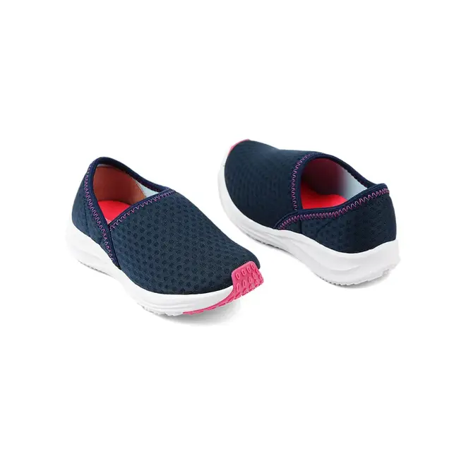 Tenis Casual Kidy Dia A Dia Azul e Rosa Infantil