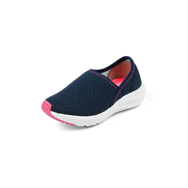 Tenis Casual Kidy Dia A Dia Azul e Rosa Infantil
