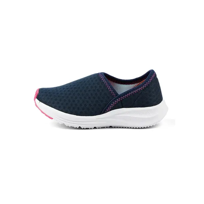 Tenis Casual Kidy Dia A Dia Azul e Rosa Infantil