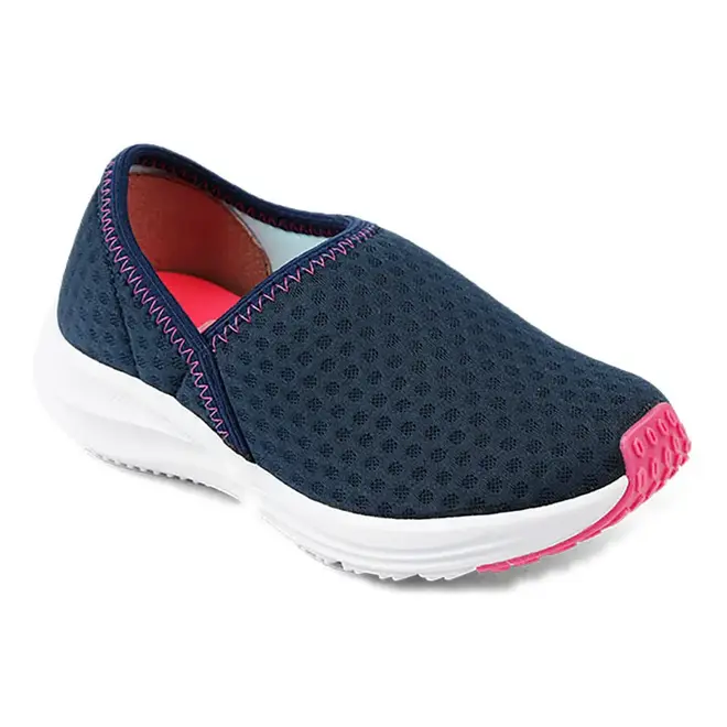 Tenis Casual Kidy Dia A Dia Azul e Rosa Infantil