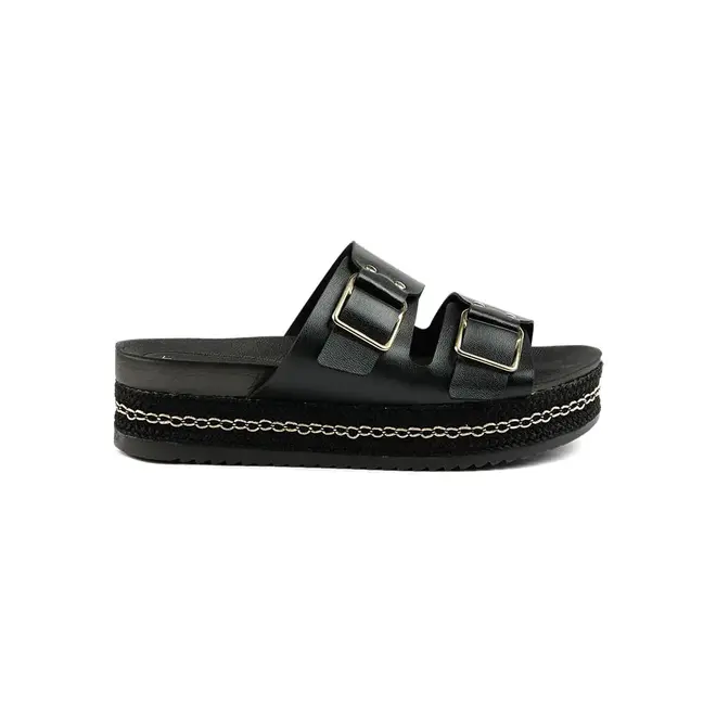 Tamanco Flatform Beira Rio 8378-617 - Preto
