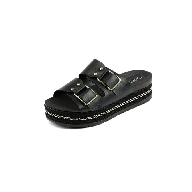 Tamanco Flatform Beira Rio 8378-617 - Preto