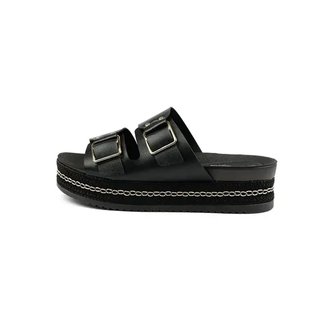 Tamanco Flatform Beira Rio 8378-617 - Preto