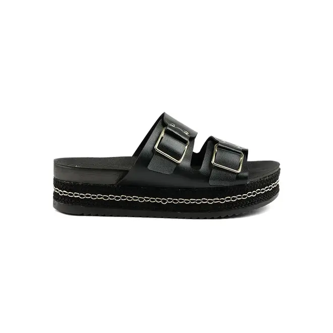 Tamanco Flatform Beira Rio - Preto