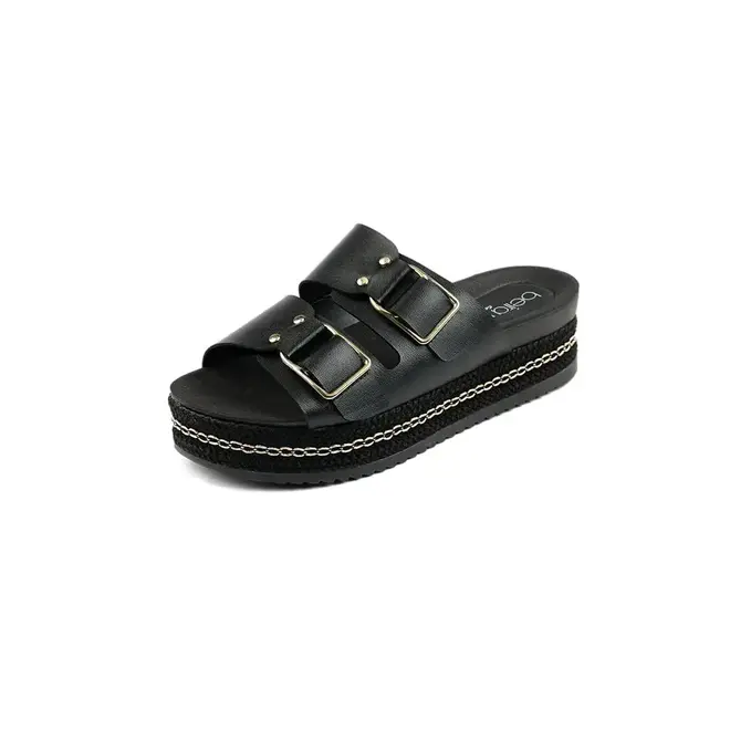 Tamanco Flatform Beira Rio - Preto
