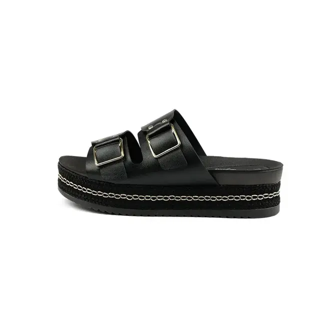 Tamanco Flatform Beira Rio - Preto