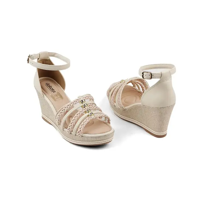 Sandália Dakota Plataforma Branco Feminino