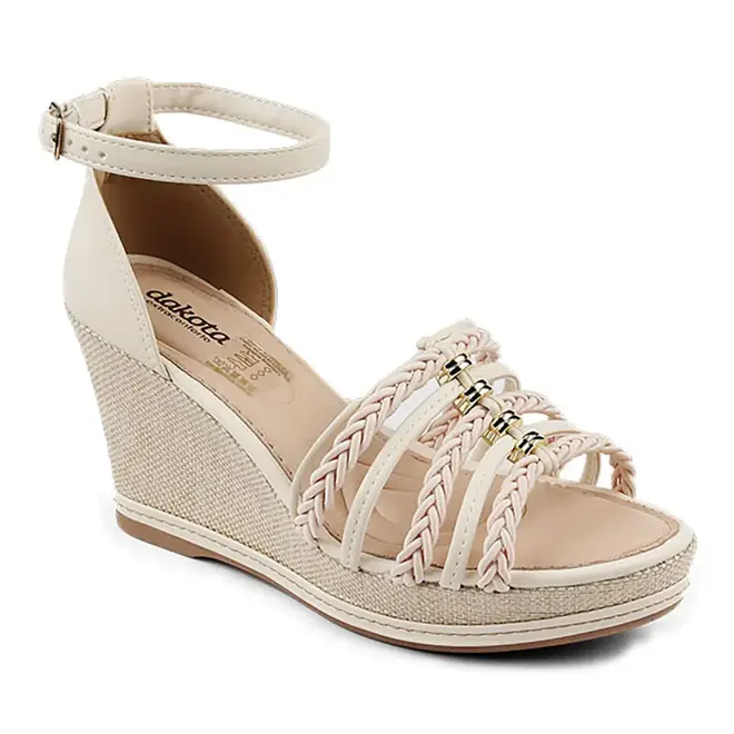 Sandália Dakota Plataforma Branco Feminino