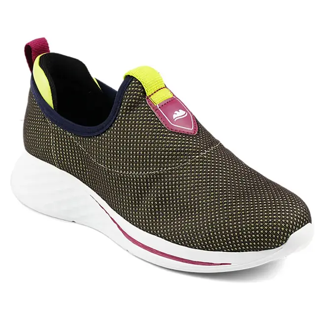 Tênis Dakota Slip On Play Marinho e Verde Feminino