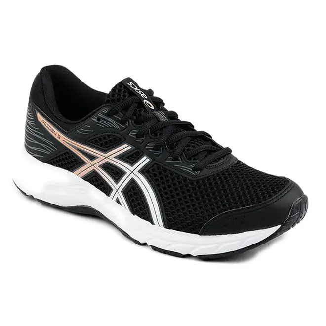 Tênis Esportivo Asisc Raiden 3 Feminino Preto