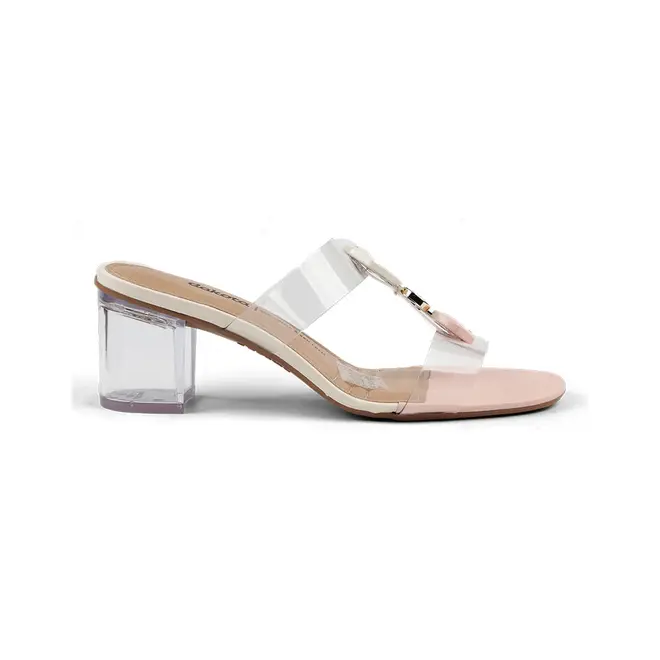 Tamanco Salto Médio Dakota Modern Bege Feminino