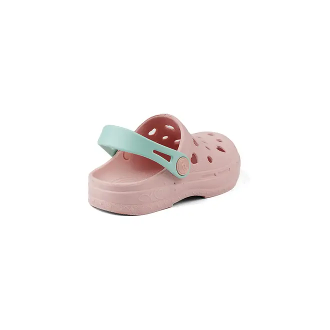 Babuche Infantil Menina Mar & Cor - Nude/Verde