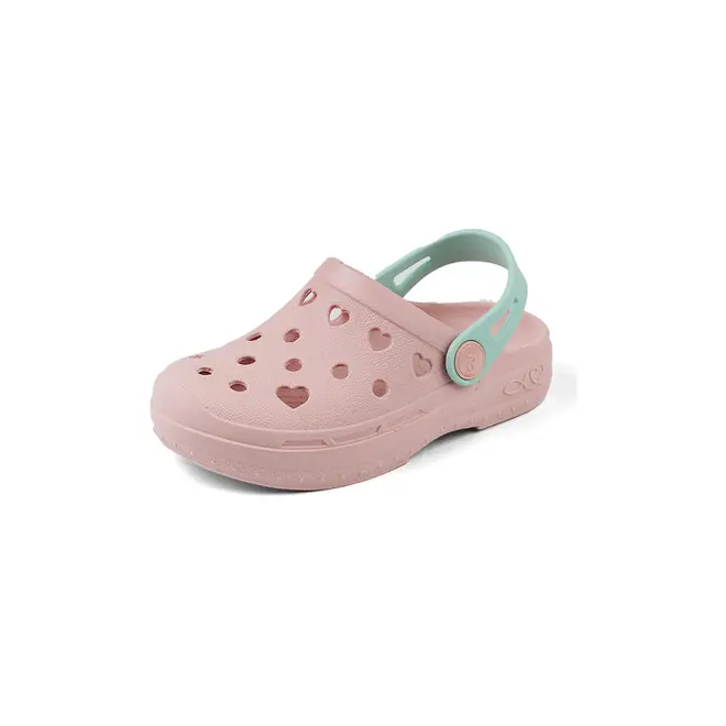 Babuche Infantil Menina Mar & Cor - Nude/Verde