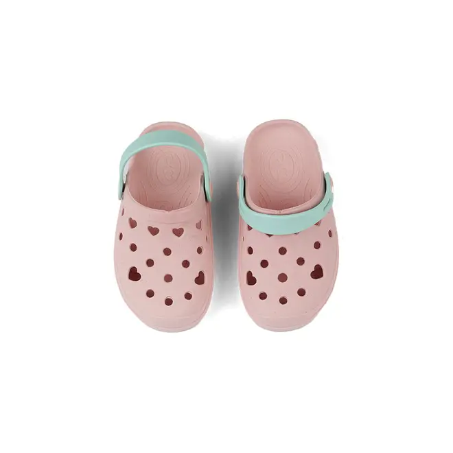 Babuche Infantil Menina Mar & Cor - Nude/Verde