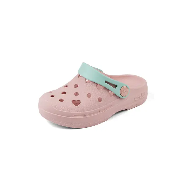 Babuche Infantil Menina Mar & Cor - Nude/Verde