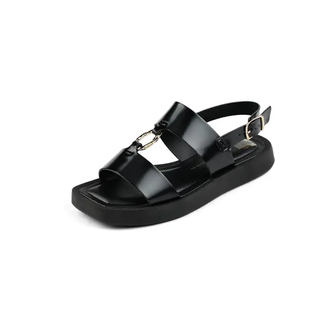 Sandália Flatform Dakota Detalhes Preto Feminino