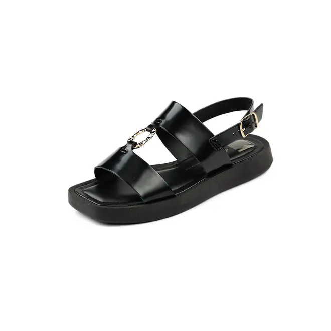 Sandália Flatform Dakota Detalhes Preto Feminino