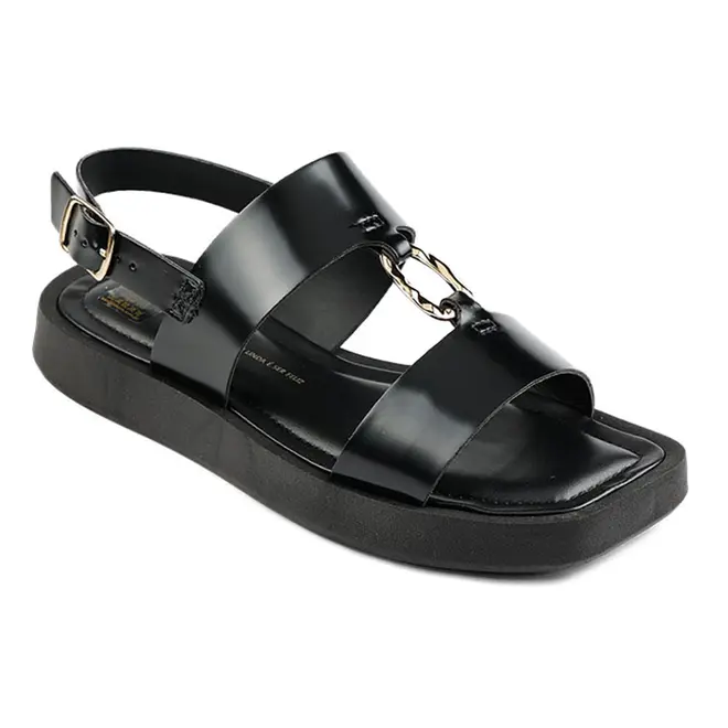 Sandália Flatform Dakota Detalhes Preto Feminino