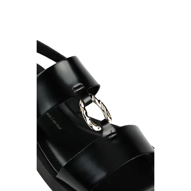 Sandália Flatform Dakota Detalhes Preto Feminino