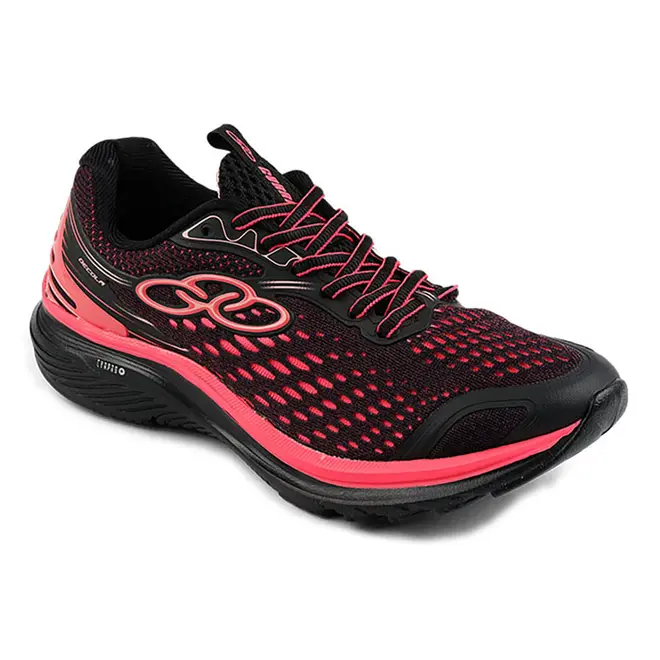 Tênis Olympikus  Feminino Decola - Preto e Rosa