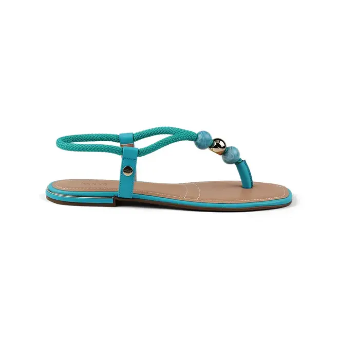 Sandália Itapuã Rasteira Azul Feminino