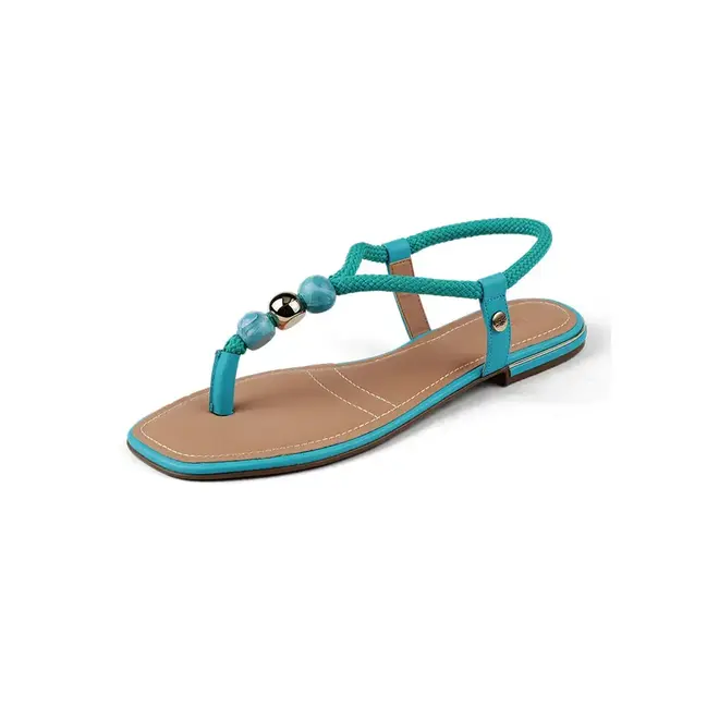 Sandália Itapuã Rasteira Azul Feminino