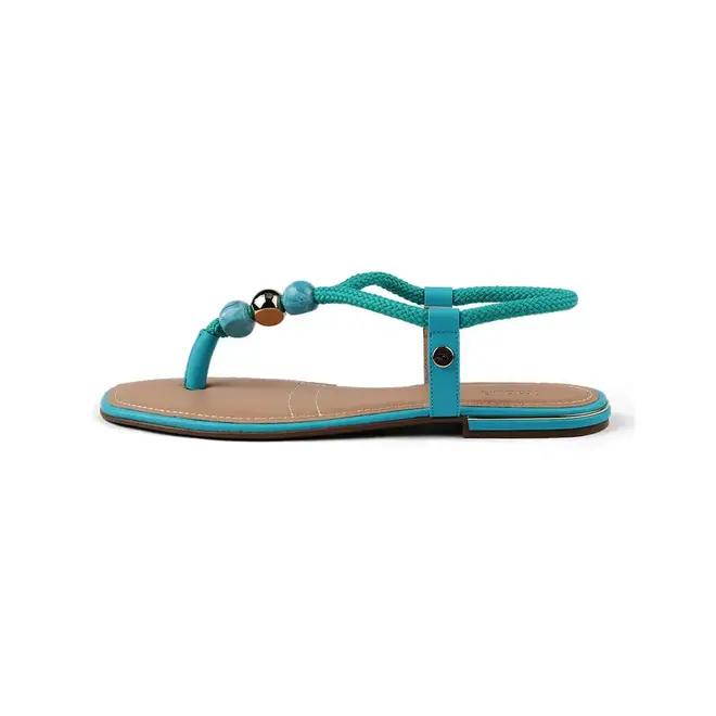 Sandália Itapuã Rasteira Azul Feminino